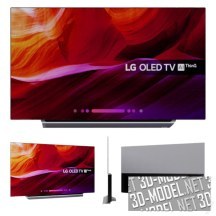 3d-модель Телевизор LG OLED TV 4K Ultra HD