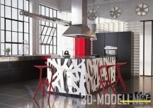 3d-модель Кухонный гарнитур Nolte Neo
