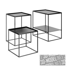 3d-модель Три приставных стола At_19 от Silvio Rohrmoser