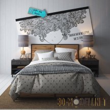 The Rope Me queen size bed Old Patina от LH Imports