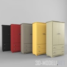 3d-модель Шкаф Sonoma Armoire