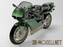 3d-модель Спортивный мотоцикл Ducati 916