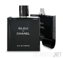 Флакон мужского аромата Bleu de Chanel
