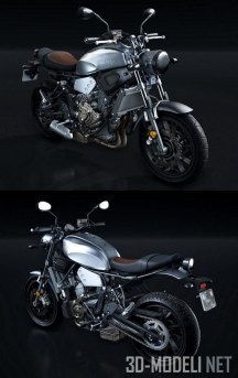 3d-модель Мотоцикл 2016 Yamaha XSR700