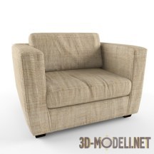 3d-модель Кресло Gold Confort Kerala