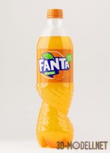 3d-модель Fanta в новой бутылке