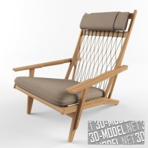 3d-модель Кресло для отдыха от Hans Wegner