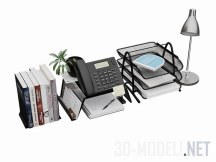 3d-модель Декор для стола с офисным телефоном