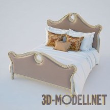 3d-модель Классическая кровать Beau Ruban