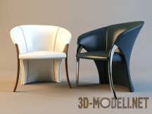 3d-модель Мягкий стул 2082-II Calla Draenert
