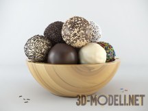 3d-модель Шоколадные шарики