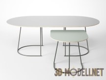 3d-модель Набор столов Airy от Muuto