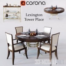 3d-модель Мебельный сет Lexington Tower Place