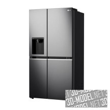 3d-модель Холодильник Side-by-Side GSLV от LG
