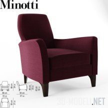 Кресло Denny от Minotti