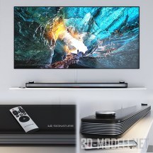 3d-модель Телевизор LG SIGNATURE Wallpaper OLED 4K TV