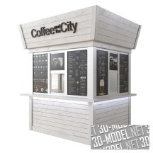 3d-модель Киоск-кафетерий «Coffee and the City»