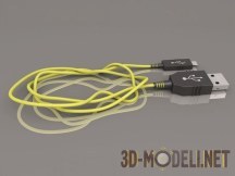 3d-модель Мини-USB кабель