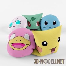 3d-модель Подушки «Pokemons»
