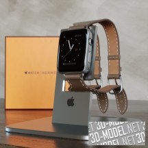 3d-модель Часы Apple HERMES Edition