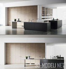 3d-модель Современная кухня Scavolini Qi