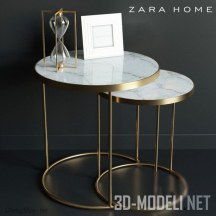Кофейный столик от ZARA home с декором