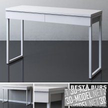 3d-модель Лаконичный стол BESTA BURS от IKEA