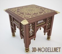 3d-модель Кофейный египетский столик