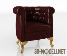 3d-модель Кресло 13424 Chesterfield от Modenese Gastone