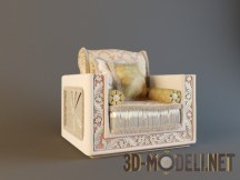 3d-модель Роскошное кресло Bacci Stile Alise'e 450, Италия