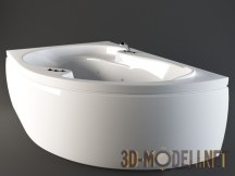 3d-модель Ванна акриловая Glass Cinzia