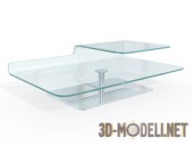 3d-модель Журнальный столик из гнутого стекла