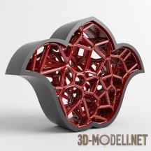 3d-модель Декоративный элемент в виде тюльпана