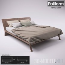 3d-модель Кровать Poliform Angie