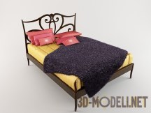 3d-модель Двуспальная кровать «Sheraton» Pregno