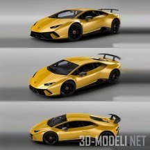3d-модель Автомобиль Lamborghini Huracan Performante LP 640-4 2017