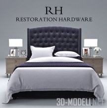 Кровать Restoration Hardware Warner Fabric