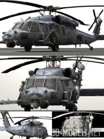 3d-модель Военный вертолет UH-40