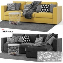 3d-модель Диваны Vimle от Ikea