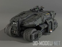 3d-модель Sci-Fi APC транспорт