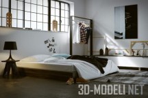3d-модель Современная квартира для молодого мужчины