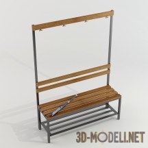 3d-модель Лавки с крючками