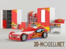 3d-модель Мебель для детской Advesta Sport