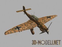 3d-модель Штурмовик Junkers Ju.87B Stuka