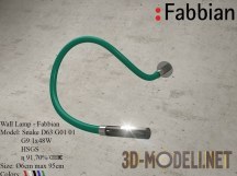 3d-модель Настенно-потолочный светильник Fabbian Snake D63 G01 01