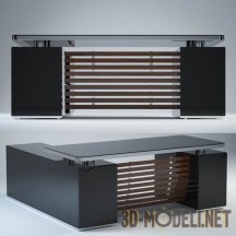 3d-модель Современный Г-образный стол