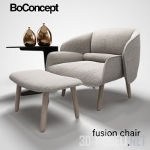 Кресло и пуф BoConcept Fusion