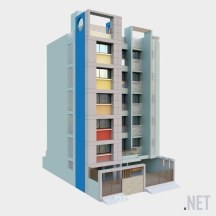 3d-модель Современное здание Tanishq