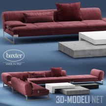 3d-модель Угловой секционный диван VIKTOR от Baxter