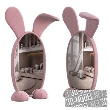 3d-модель Напольное зеркало Bunny от CIRCU